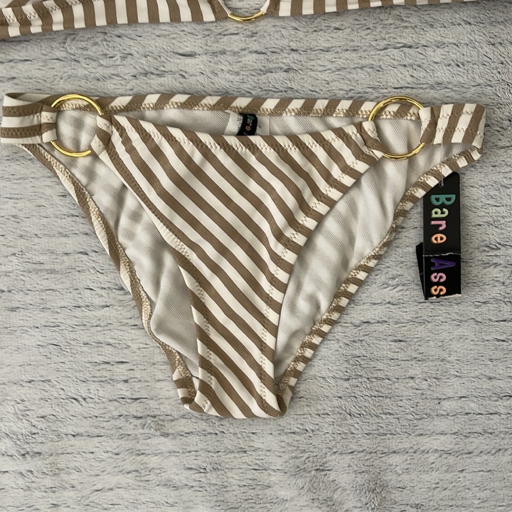 White and gold bikini - Picture 3 of 8